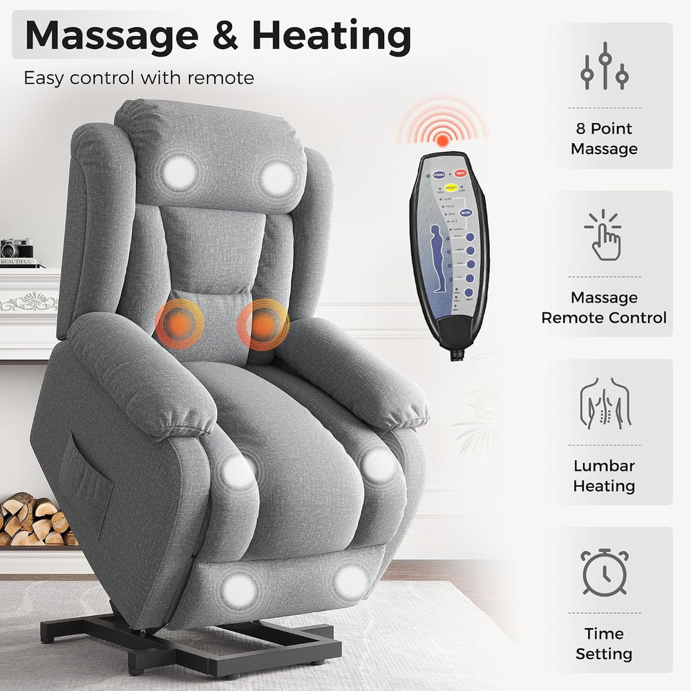 Amopatio Power Lift Recliner Chairs for Elderly Upgraded Living Room Reclinin...