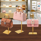 Purse Display Stand,3 Pack stand for purse,Stainless Steel Purse Stands for Display,Height Adjustable Handbag Display Stand,for Commercial Stores And Parties