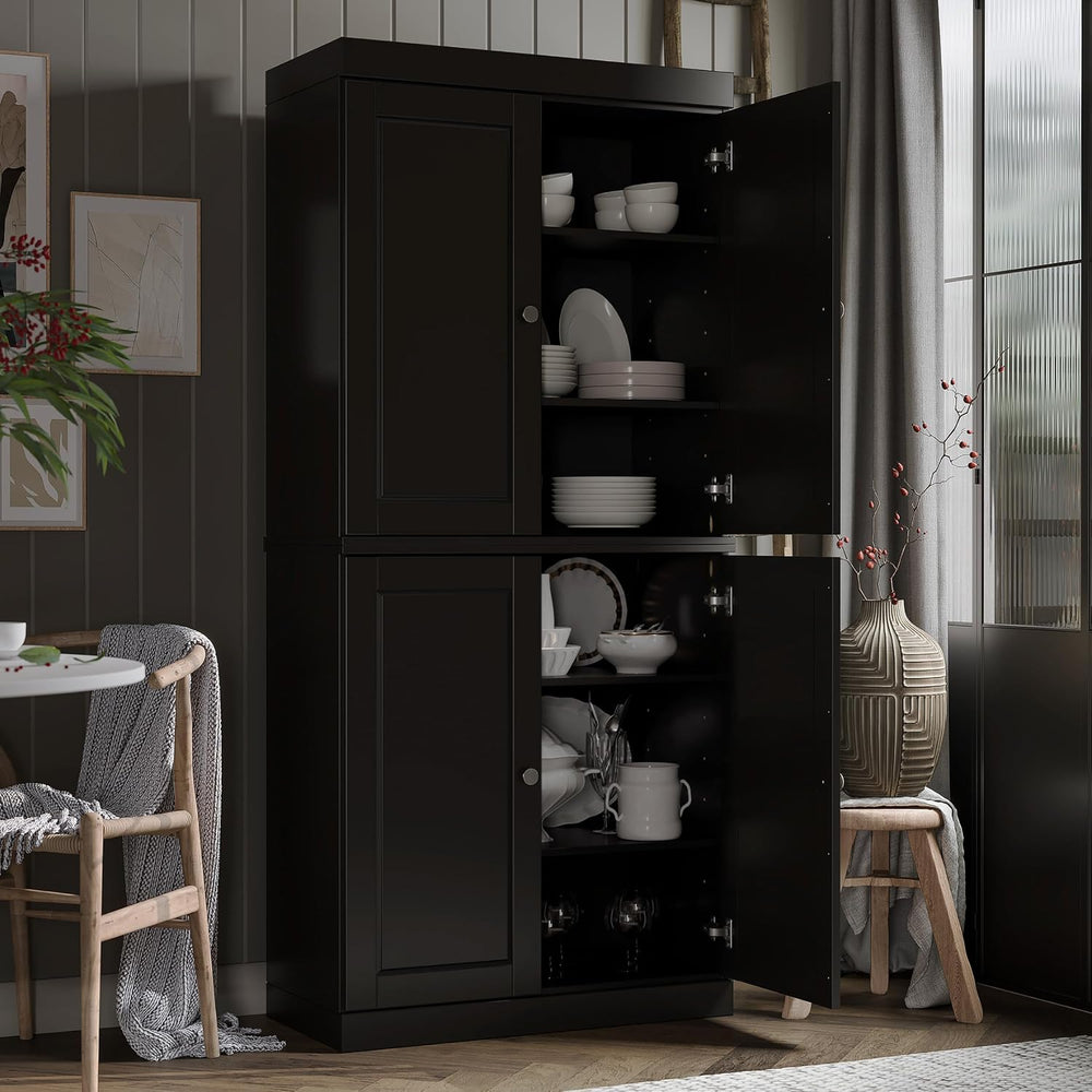 Palace Imports Solid Wood Kitchen Pantry Cabinet - 71.5" Tall x 32"...