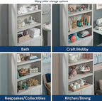 Sauder Miscellaneous Storage Library, Glacier Oak Finish