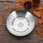 10 Year Anniversary Tin Gift for Her Him 10th Wedding Tin Gifts for Couple
