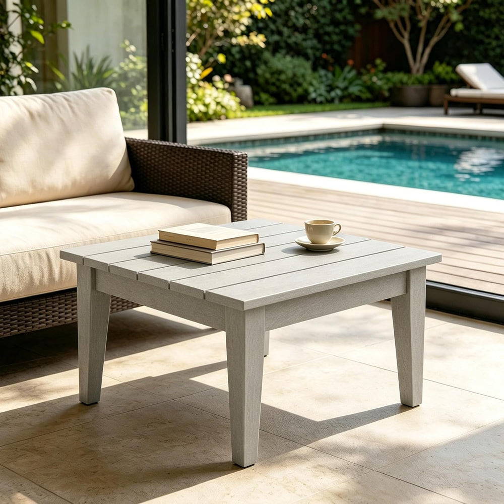 WestinTrends 32 Inch Ashore Outdoor Coffee Table, Sand