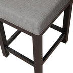 Liberty Furniture Industries Tanners Creek Uph Console Stool (3 Piece Set), W19 x D16 x H25, Medium Gray