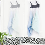 WEBI Coat Rack Wall Mounted,2 Coat Hooks for Hanging Coats,Hook Rack Hook Rail Coat Hanger Wall Coat Rack with Hooks for Clothes,Jacket,Black
