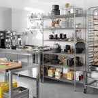 24" Deep x 42" Wide x 74" Height Wire Shelving Kit | 6-Tier | NSF Commercial Storage Rack Unit