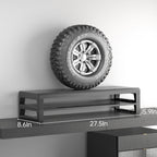 2-Tier Metal Computer monitor stand Laptop Desk Shelf & Monitor Riser ，21.55 inches long desk riser Monitors/PC/Laptop/Computer Space Saver Organizer (Basic Version, Two-layer 550mm)