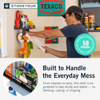 StoreYourBoard Paper Towel Holder Wall Mount – Heavy Duty Paper Towel Holder Mounted for Garage, Workshop, or Utility Room – Space-Saving Garage Shelving & Wall Organizer for Tools, Cleaning Supplies