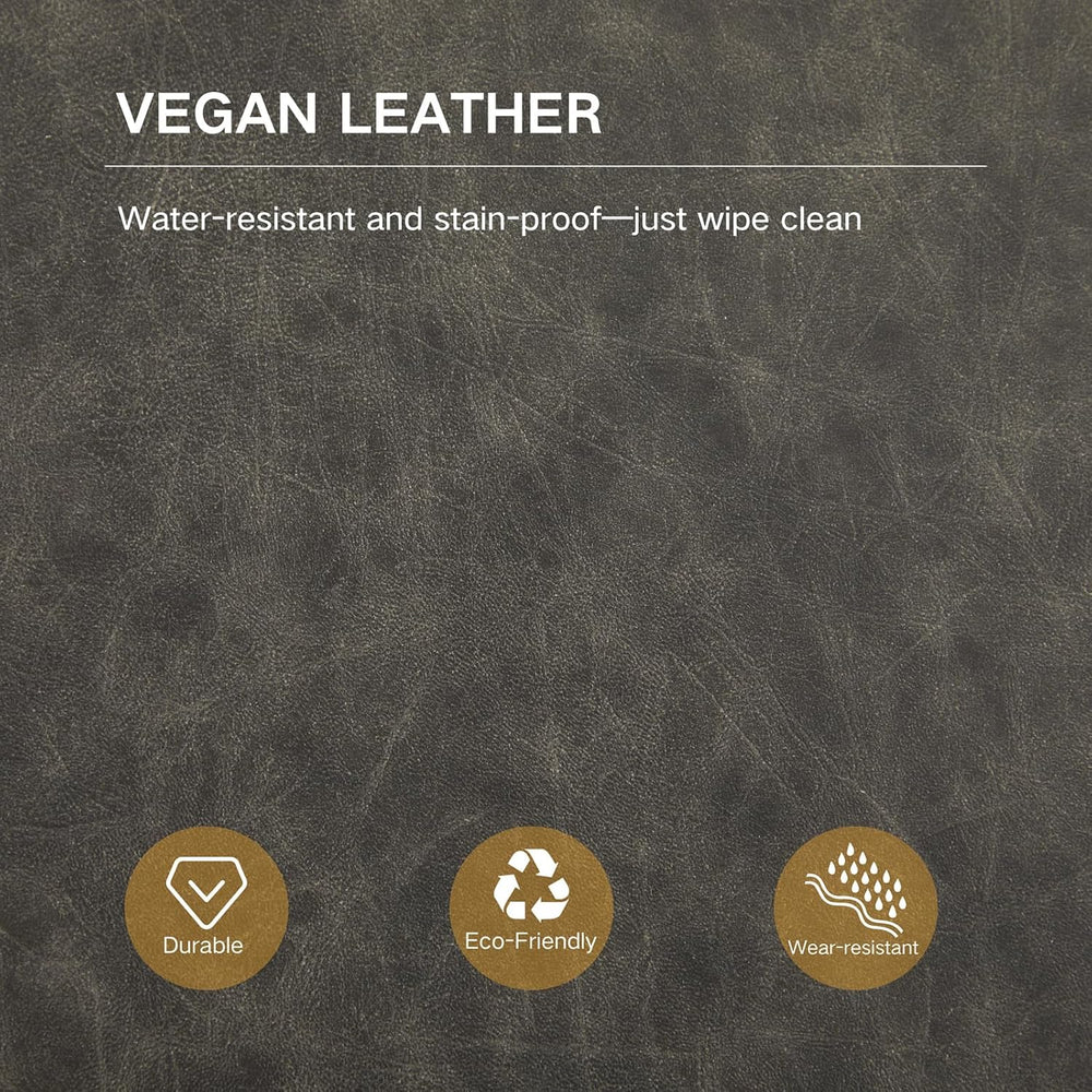 End of Bed Bench for Bedroom, 66.34'' Long King Size Vegan Leather Be...
