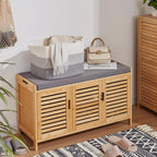 Storage Basket for Organizing, Woven Baskets for Storage, Rectangle Decorative Baskets for Shleves, Closet, Toys, Books, Nursery Organizer Bins - Pack of 3 (Gradient Gray, 15.75"x11.8"x9.85")