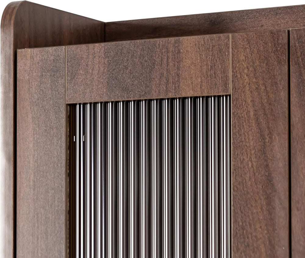 71“ Tall Kitchen Pantry Storage Cabinet, Modern Kitchen Hutch Bar Cabinet wit...