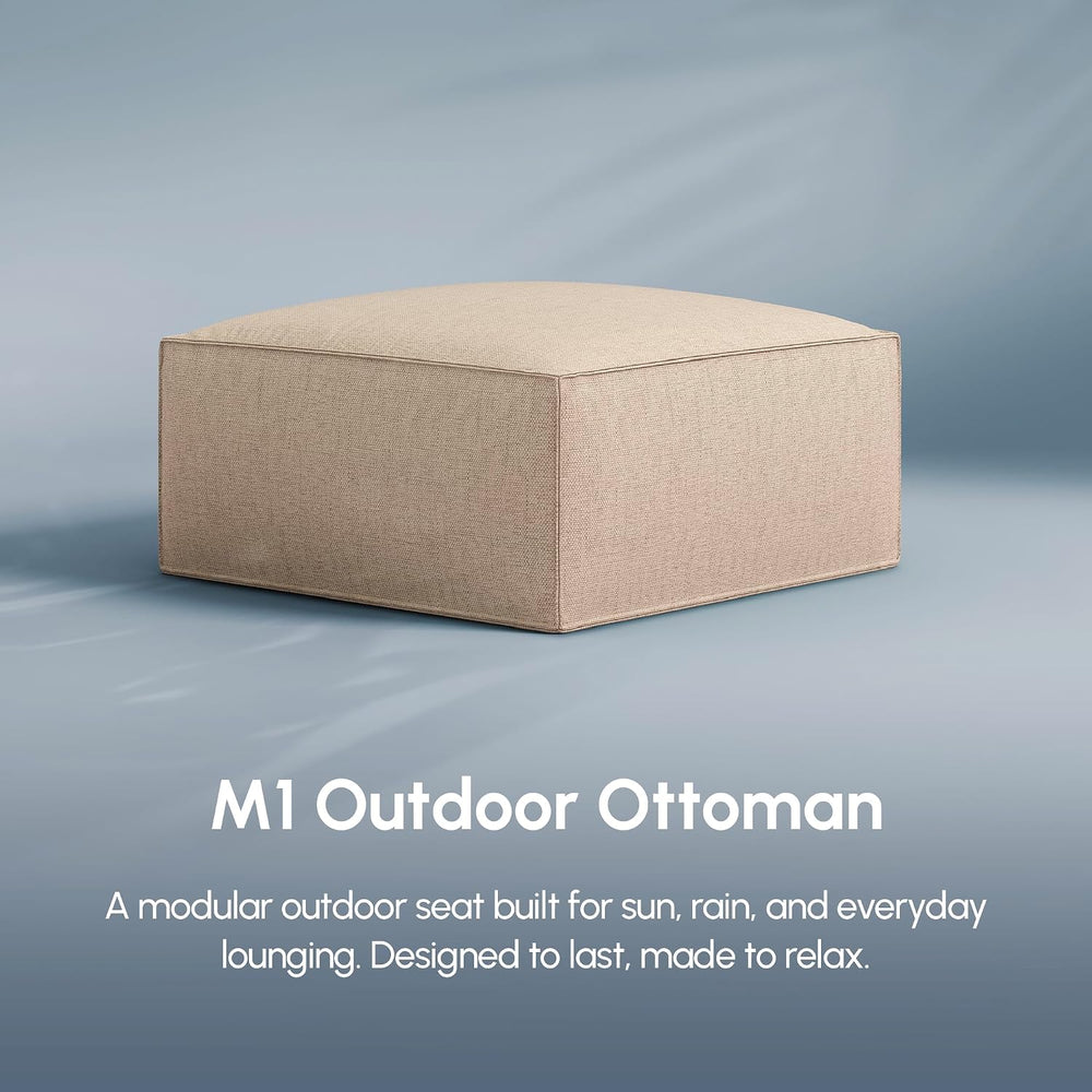 ROVE LAB M1 Outdoor Ottoman-Celestial Stone