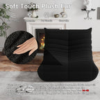 WHGBJA Bean Bag Chair for Adults, Lazy Bean Bag Sofa for Bedroom, Living Room, Reading, Gaming Floor Sofa Chair, Boneless, Comfy