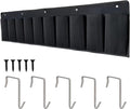 RV Shoe Pockets 10 Pockets Heavy Hanging Bedside Storage Organizer with Sturdy Hooks Storage Pockets Hangs on Bed for Shoes Toys and Tool Accessories