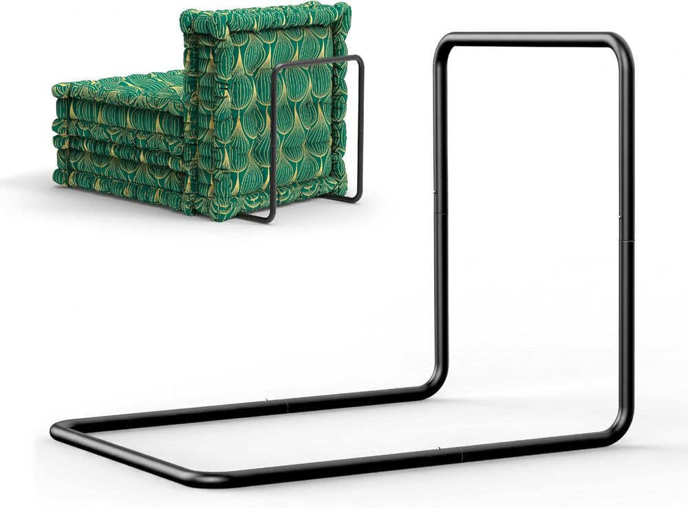 WOWMAX L-Shaped Metal Support Frame for Our Boho Floor Sofa, Freestanding Sof...