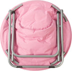 Heritage Kids Sorbet Dreams Rainbow Fur Teen Saucer Chair, Foldable, Multi