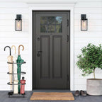 Alyoen Umbrella Stands for Entryway, Large Metal Umbrella Holder 6.89 x 10.8 x 21.34 Inches with Adjustable Feet, Decor Freestanding Elliptical Openwork Umbrella Rack for Home Office