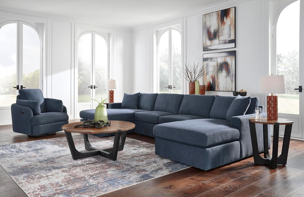 Signature Design by Ashley Modmax Swivel Glider Recliner, Hidden Storage &amp...