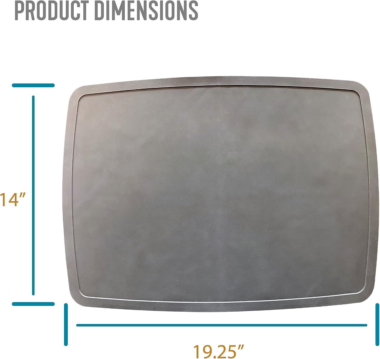 Stander Silicone Placemat Accessory, 19.25 x 14 inches Non-Slip Waterproof Dining Mat, Stain Resistant, Multipurpose Table and Countertop Protector, Compatible with Stander and Able Life Tray Tables