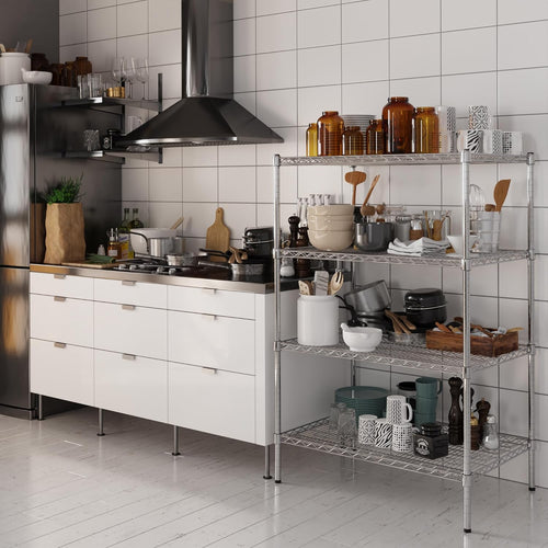 24" Deep x 36" Wide x 54" Height Wire Shelving Kit | 4-Tier | NSF Commercial Storage Rack Unit