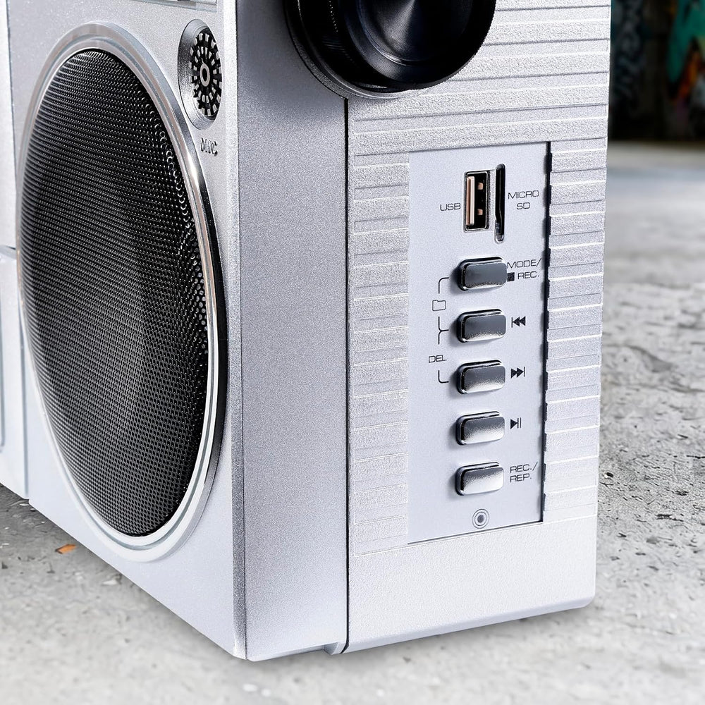 Aiwa BackTrack Jr Portable Cassette Tape Player & AM/FM Radio Boombox