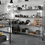 21" Deep x 72" Wide x 64" Height Wire Shelving Kit | 4-Tier | NSF Commercial Storage Rack Unit