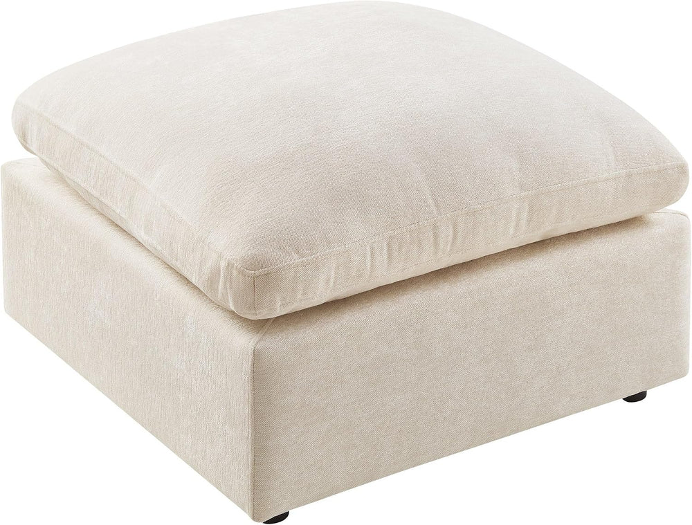 VANOMi Upholstered Square Modular Ottoman for Modular Sectional Sofa, Ottoman...