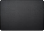 Nekmit Leather Desk Blotter Pad 17 x 12 Inches, Flat, Non-Slip, Waterproof, Black
