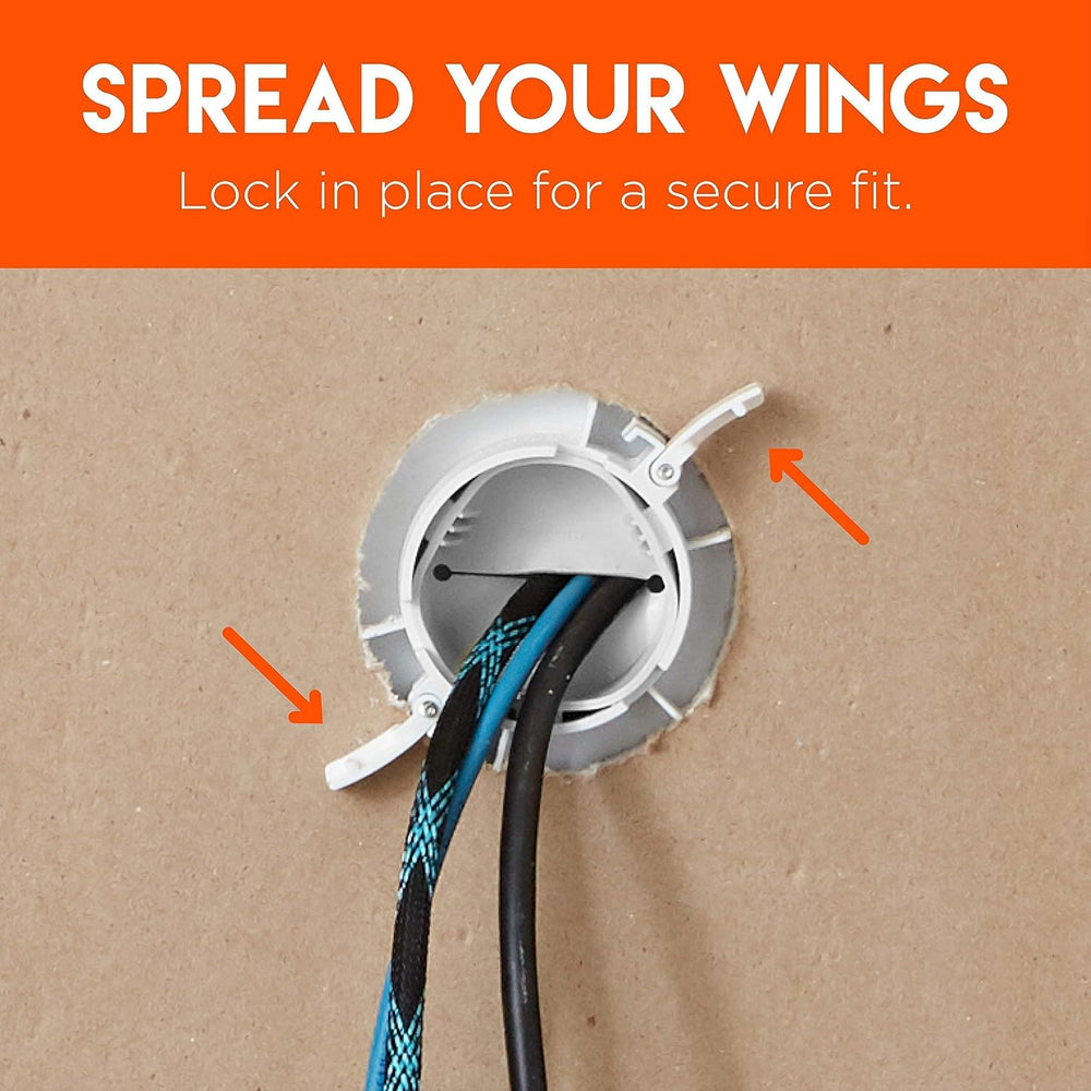 ECHOGEAR Full Motion TV Mount & in Wall TV Cable Hider Bundle - Mount TVs...