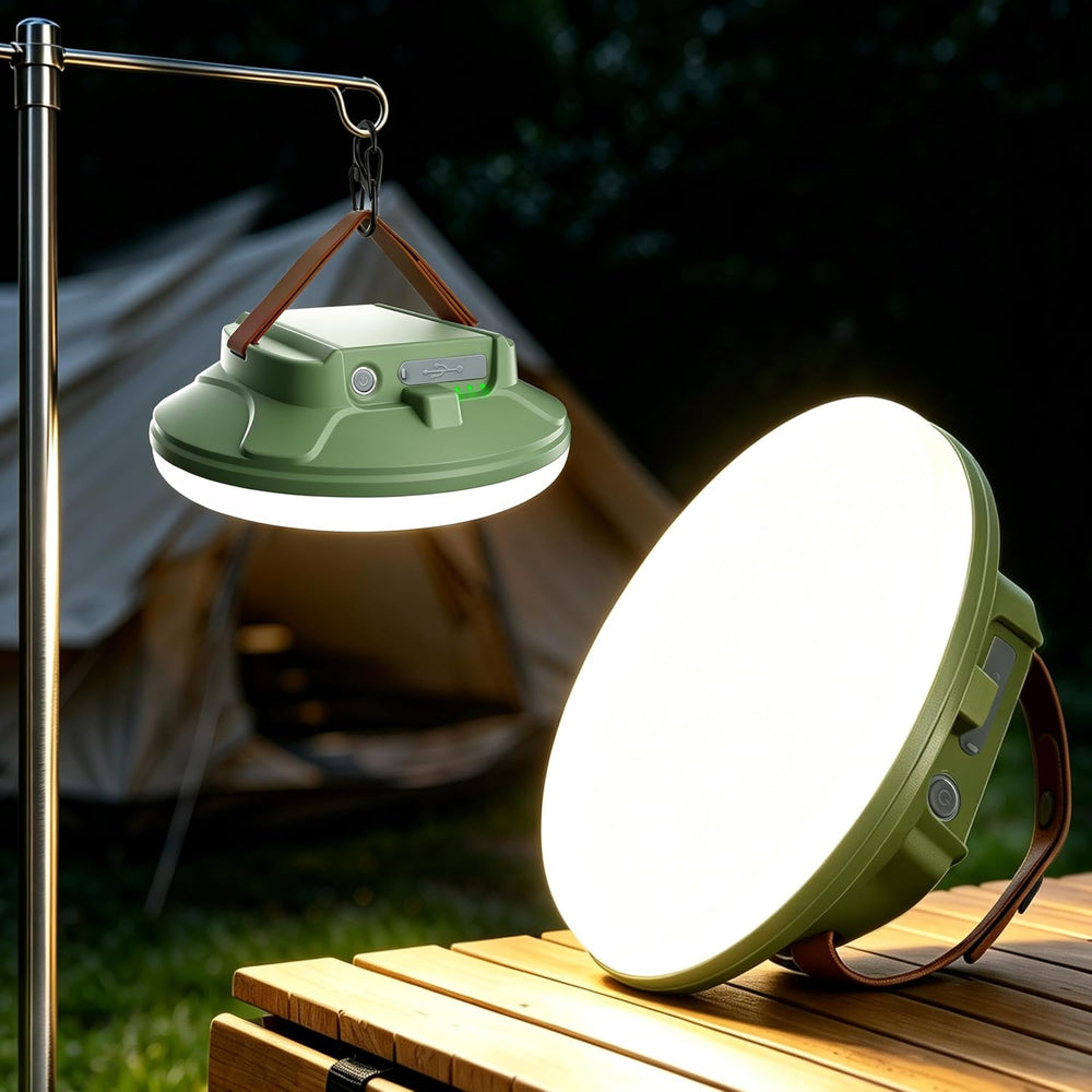 LED Camping Lantern Rechargeable 12000mAh, USB Charging & 4 Modes, Portab...