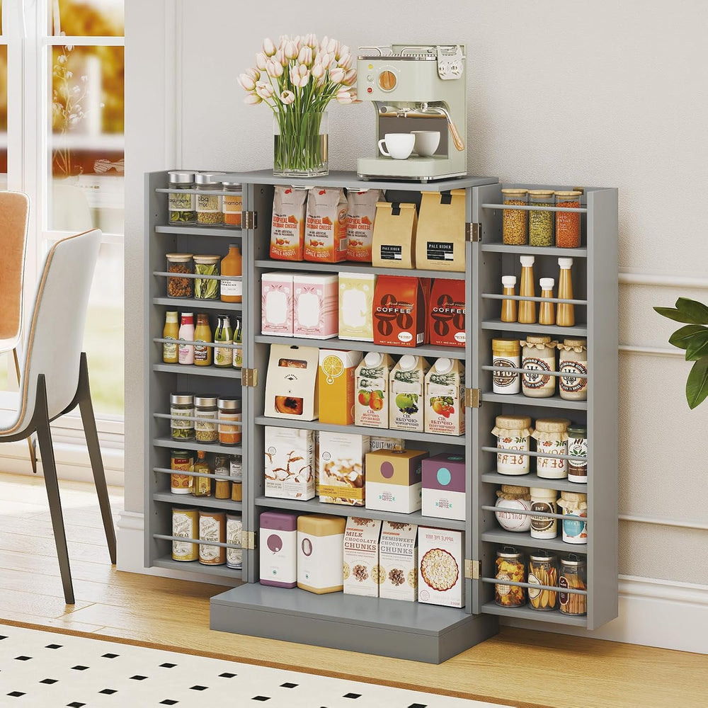 TANGZON 41"/47" Kitchen Cupboard, Kitchen Pantry Cabinet with Doors...