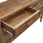 Modway Elysian 62" Wood Sideboard in Brown - Buffet Cabinet with Storage, Living Room Credenza, Media Console Cabinet, TV Stand, Entryway Table or Hallway Cabinet