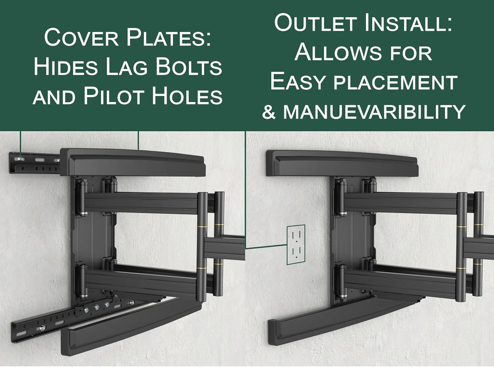ynVISION.DESIGN Heavy Duty Full Motion TV Wall Mount for 65-100" TVs, XX...