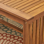 Christopher Knight Home Grace Outdoor Acacia Wood Coffee Table, Brown Patina Finish
