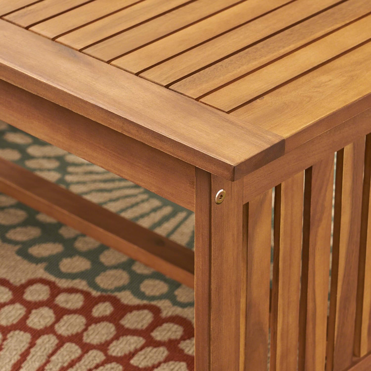 Christopher Knight Home Grace Outdoor Acacia Wood Coffee Table, Brown Patina Finish