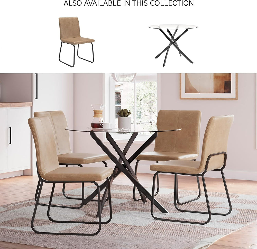 Signature Design by Ashley Pharwynn Casual Indoor Faux Leather Upholstered Ar...