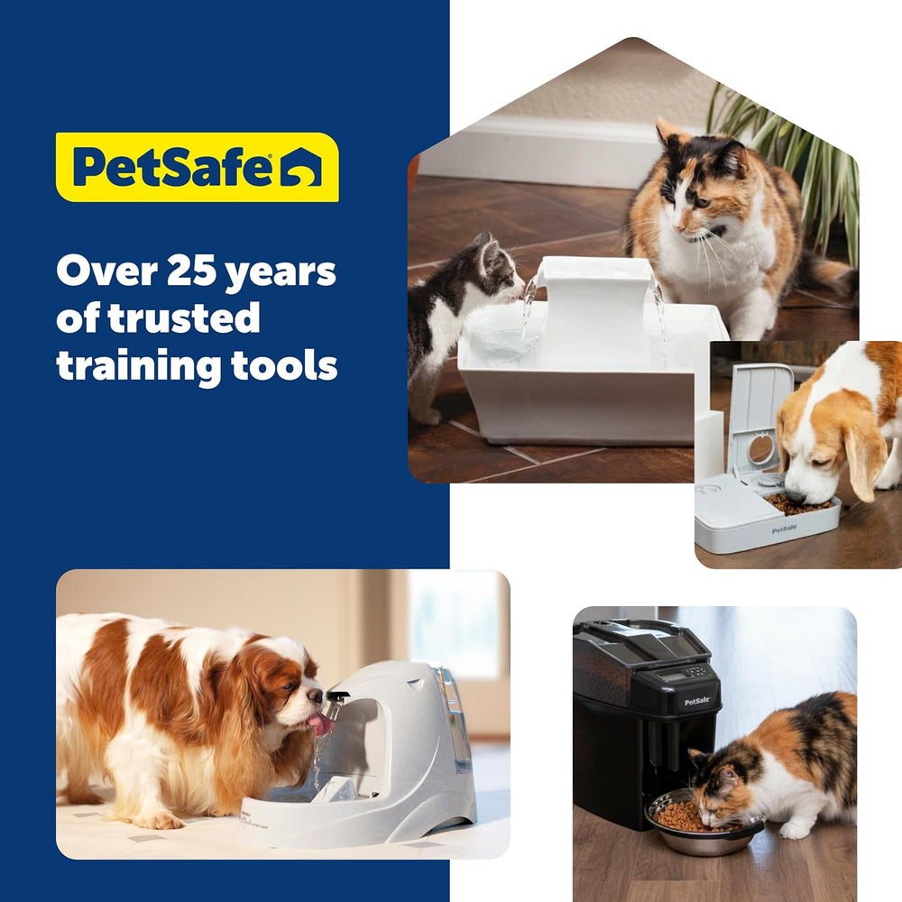 PetSafe Drinkwell Ceramic Pet Water Fountain, Cats & Dogs, Quiet, 70 oz