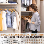 Legging Organizer for Closet, Metal Yoga Pants Hangers 2 Pack w/10 Clips Holds 20 Leggings, Space Saving, Clips Hanger for Pants, Shorts, Scarf, Hats Grey