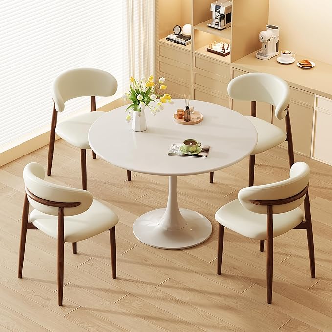 Dining Chairs Set of 2 for Kitchen Dining Table Mid Century Modern Farmhouse ...