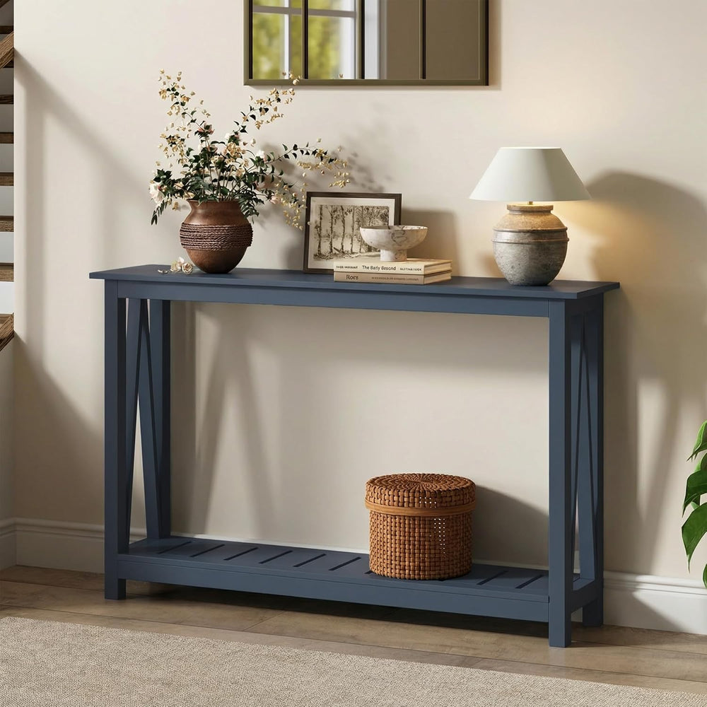 ChooChoo Farmhouse Console Table, Narrow Sofa Table for Entryway, 40 Inch | R...