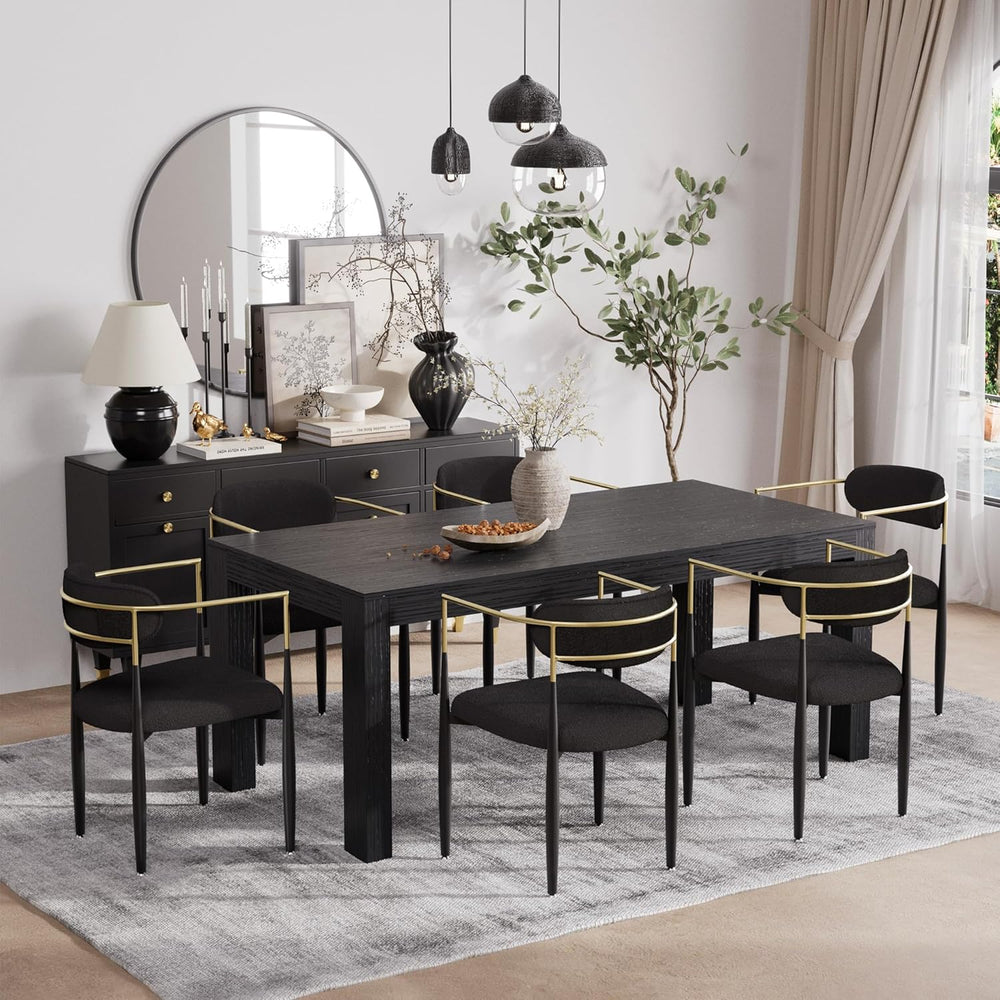 Baysitone Dining Chairs Set of 2 Mid-Century Modern Upholstered Boucle Dining...