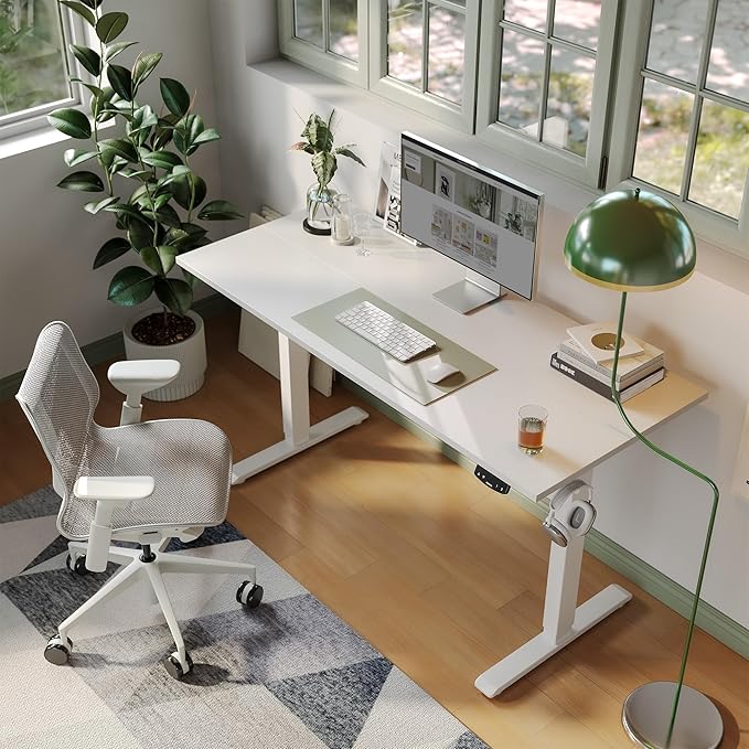 Agilestic Electric Standing Desk 40 x 24 Inches, Height Adjustable Desk, Sit ...