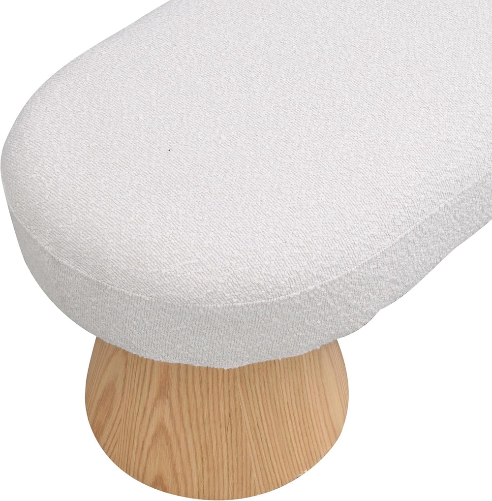 LUMISOL Upholstered End of Bed Bench, Dining Bench for Dining Room, Modern St...