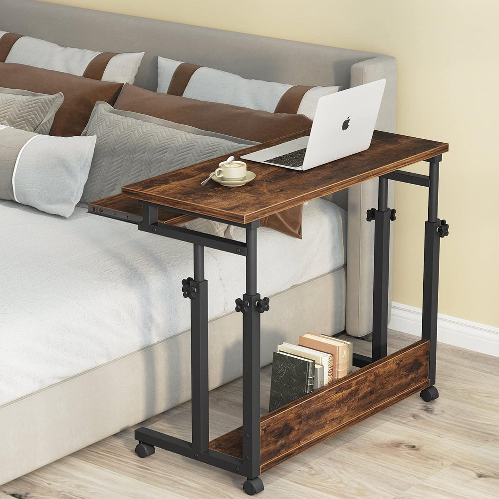 Tribesigns Portable Desk for Sofa and Bed, Height Adjustable Laptop Table Sma...