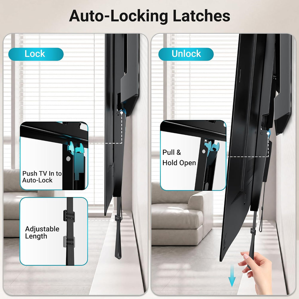 BONTEC Heavy Duty Fixed TV Wall Mount, 43-100 Inch TVs, Max VESA 800x600mm | ...