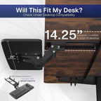 VIVO Adjustable Computer Keyboard & Mouse Platform Tray Ergonomic Under Table Desk Mount Drawer Underdesk Shelf (MOUNT-KB03B)
