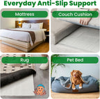 ECOHomes Non Slip Mattress Gripper Pad Stop Mattress, Keep Topper from Sliding - Anti Slip Grip Pads Holder Stop Couch Cushion, Sofa Cushions, Patio & Furniture to Prevent Sliding (Twin)