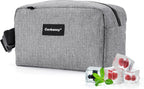 Cerbonny Cooler Bag Freezable Lunch Bag for Work School Travel,Leak-proof Small Lunch Bag,Small Insulated Bag For Kids 3+/Adults,Freezer Lunch Bags,Freezable Snack Bag,Grey