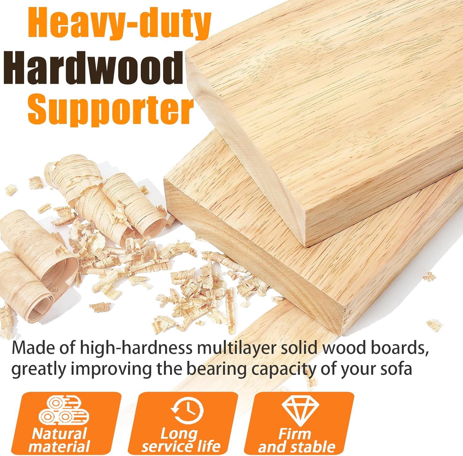 LAVEVE Heavy Duty Couch Cushion Support Board for Sagging Sofa, 30''x81'' | Extra Thick Solid Wood Under Couch Insert with Anti-Slip Dots, Perfectly Fix and Protect Oversized Sofa, Extend Couch Life