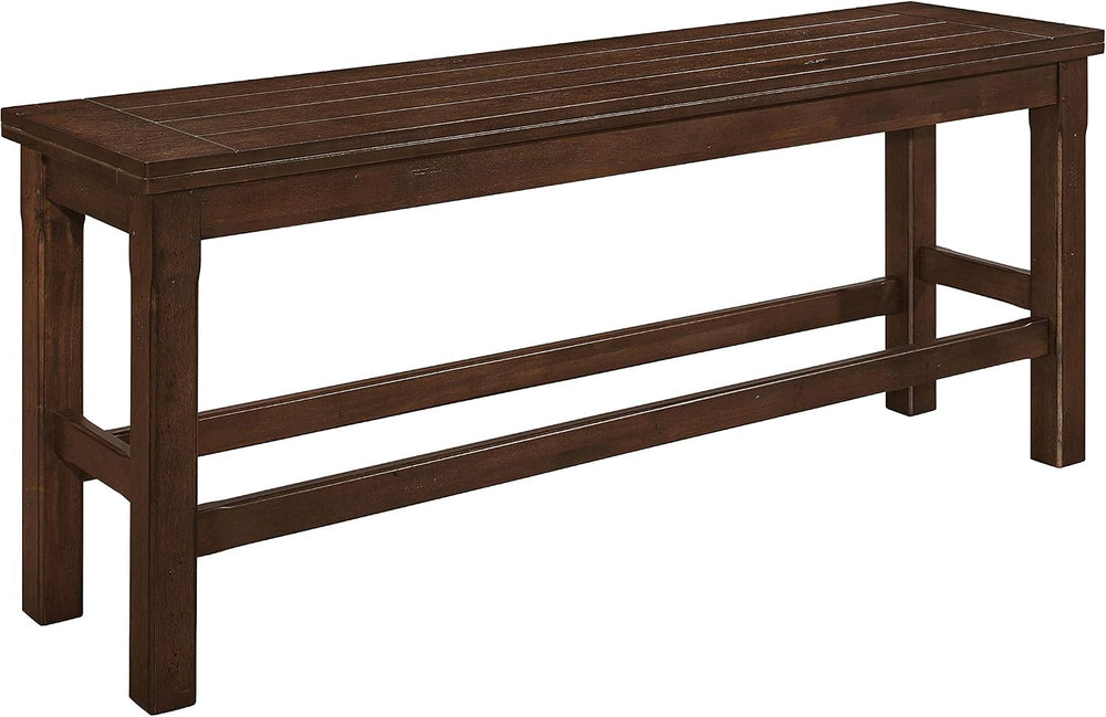 Lexicon Ellyza Counter Height Bench, Dark Brown