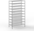 24" Deep x 48" Wide x 86" Height Wire Shelving Kit | 10-Tier | NSF Commercial Storage Rack Unit